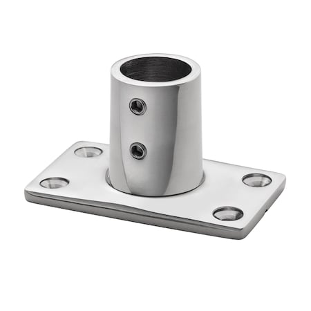 Whitecap Stainless Steel 90 Degree Rectangular Base Rail Fitting 6141C